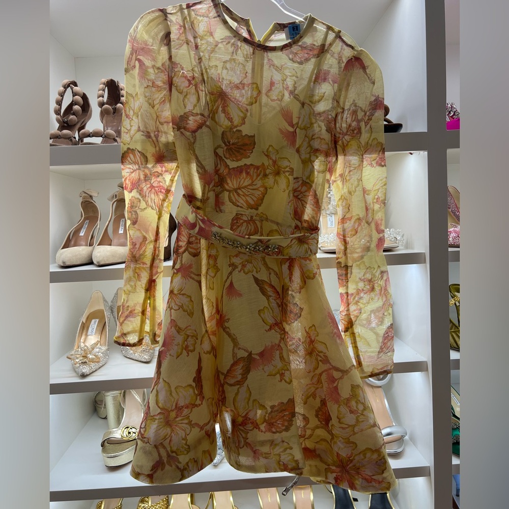 Floral Yellow Dress
